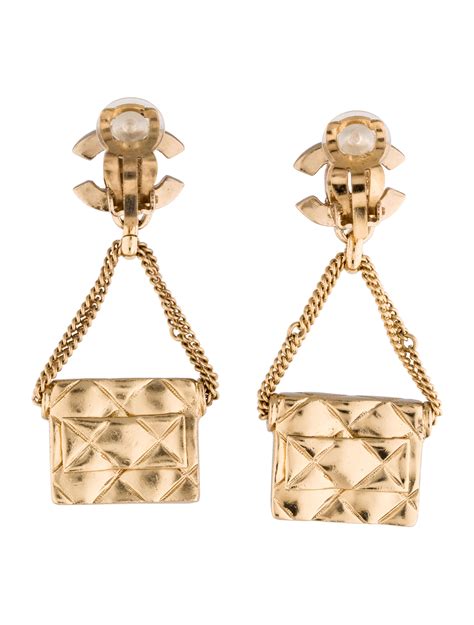 chanel flap bag earrings|chanel flap bag colors.